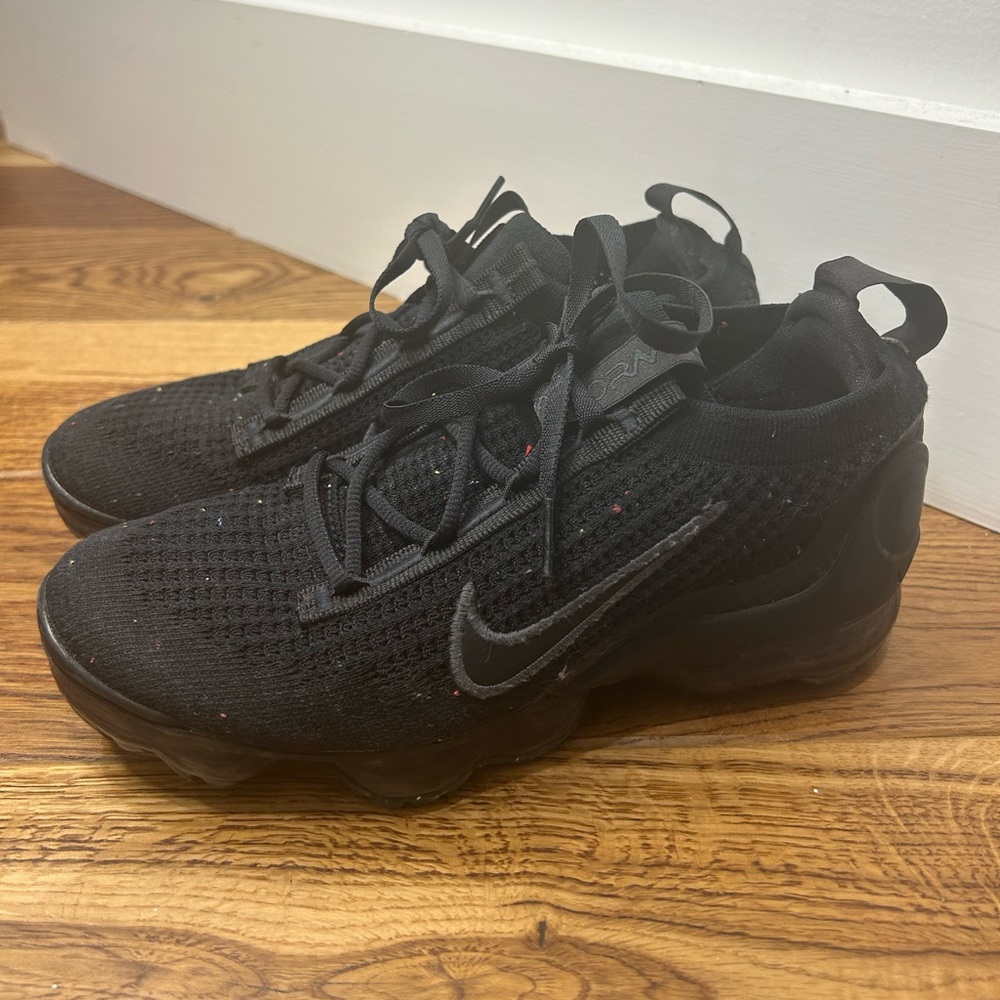 Nike Black Flyknit VaporMax Shoes